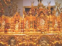 Taller de Dorado Nuestra Señora del Carmen paso del Cachorro de Triana