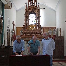 Taller de Dorado Nuestra Señora del Carmen servicio de restauración de pasos 13