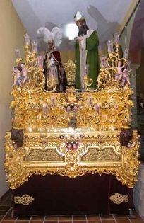 Taller de Dorado Nuestra Señora del Carmen paso de San Gonzalo