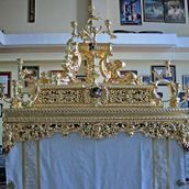 Taller de Dorado Nuestra Señora del Carmen decoraciones religiosas 4